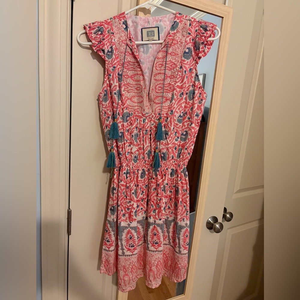 Bell Rainey Pink and Blue Mini Dress